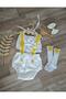 Papatya Concept Baby Girl Cake Pop Costume (romper Crop Buckle Socks Set) - 3