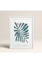 Abstract Colorful Patterns Flower Modern Art Painting with White Laminated Frame