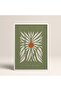 Abstract Colorful Patterns Flower Modern Art Painting with White Laminated Frame