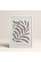Abstract Colorful Patterns Flower Modern Art Painting with White Laminated Frame
