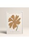 Abstract Colorful Patterns Flower Modern Art Painting with White Laminated Frame