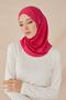 Çapraz Hijab Bone-fuşya - 3