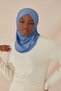 Çapraz Hijab Bone-indigo