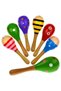2' Maracas Colored Wooden Maracas Large 20 Cm - 2