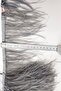 Decorative Ribbon Accessory Gray Ostrich Feather – Decorative Ribbon - 2