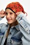 Girl's Panda Patterned Hat Beanie Soft Double Layer 100% Natural Cotton Combed Cotton