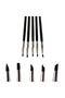 Rubber Blender Brush 5 Pieces Thin