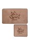 Home Pattern 2-Piece Bath Mat Set (50X80) - 2