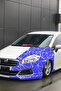 Dark Blue Triangle Cut Camouflage Car Covering Foil (Glossy Foil Model) - 4