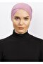 Women's Cross Bonnet Hijab Ready Non-Slip Turban Hijab Practical Non-Slip Elastane Bonnet - Lilac