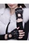 Women's Cut Finger Genuine Leather Gloves - 2