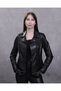 Women's Genuine Leather Sports Coat - 4