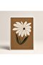 Abstract Colorful Patterns Flower Modern Art Painting with White Laminated Frame
