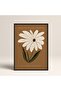 Abstract Colorful Patterns Flower Modern Art Painting with Black Laminated Frame