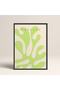 Abstract Colorful Patterns with Black Laminated Frame Matisse Gallery Modern Art Painting