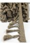 Decorative Ribbon Accessory Light Brown Bun Fringe Tassel – Decorative Ribbon - 7
