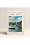 Claude Monet the Bridge at Argenteuil Art Painting with White Laminated Frame