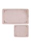 Elegant Pattern 2-Piece Bath Mat Set (50X80) - 2