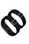 Mixed Strap Compatible With Xiaomi Mi Band 7 Straw Knitted Cord Strap Navy Blue - 5