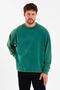Oversize Green Long Sleeve Men's T-shirt - 5