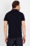 Black Short Sleeve Men's Polo Neck T-shirt - 4
