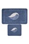 Leaf Pattern 2-Piece Bath Mat Set (60X100) - 2