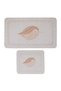 Leaf Pattern 2-Piece Bath Mat Set (60X100) - 2