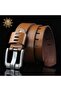 Travolta Design Tan Italian Made Lord Concept Genuine Leather Men's Belt