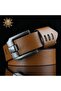 Travolta Design Tan Italian Made Lord Concept Genuine Leather Men's Belt - 3