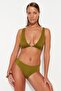 Green Triangle Accessory Bikini Top TBESS23BU00259