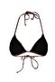 Brown Triangle Covered Bikini Top Tbess23Bu00383 - 9
