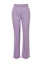Lilac Straight High Waist Ribbed Stitched Woven Trousers TWOSS21PL0093 - 6