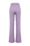 Lilac Straight High Waist Ribbed Stitched Woven Trousers TWOSS21PL0093 - 8