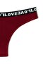 7-Piece Love Elastic Brazilian Women's Panties - 7