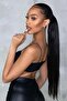 Black Color Ponytail Hair with Clip-On Buckle (Zeynep) - 5