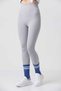 Women's Ribbed High Waist Seamless Leggings - 7