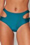 Petrol Cut Out Detaylı Yüksek Bel Normal Paça Bikini Altı TBESS23BA00200 - 4
