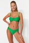 Green Underwire Textured Bikini Top TBESS23BU00278