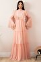 Rochie de seară Hijab cu mâneci 13047 - 5