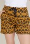 Women's Patterned Combed Cotton Shorts - 6