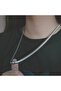 Stainless Steel Italian Crushed Snake Back Unisex Necklace 6 mm 60 cm