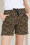 Women's Patterned Combed Cotton Shorts - 4