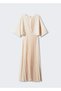 Pleated Long Dress - 3