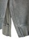 Gray Washed Oversize Knitted Sweatshirt with Side Slit Detail Tctss23Tw00062 - 15