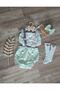 Girl Rainbow Concept Birthday Outfit Romper Crop Buckle Socks Set - 2