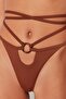 High Leg Bikini Bottom with Ecru Accessories TBESS23BA00179 - 7