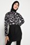 Black Parachute Quick-Drying Performance Surfing Hijab Hashema 4-Piece Swimsuit Set Tctss23Cf00036