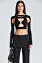 1964 Double Crop Blouse with Hoop Accessories
