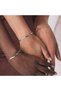 Stainless Steel Italian Crush Chain Unisex Bracelet 3 mm 18 cm Mt269 - 2