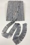 Decorative Ribbon Anthracite Gray Flat Fringe Rope Tassel Ribbon – Decorative Ribbon, Stylish Design – Decorative Ribbon